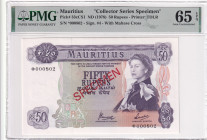Mauritius, 5 Rupees, 1978, UNC, p33cCS1, SPECIMEN