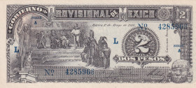 Mexico, 2 Pesos, 1916, UNC, pS711a