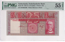 Netherlands, 25 Gulden, 1931-41, AUNC, p50a