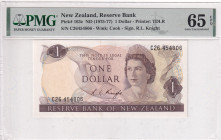 New Zealand, 1 Dollar, 1975/1977, UNC, p163c