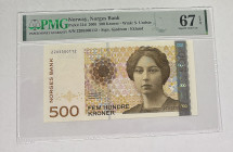 Norway, 500 Kroner, 2005, UNC, p51d