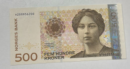 Norway, 500 Kroner, 2012, UNC(-), p51f