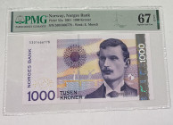 Norway, 1.000 Kroner, 2001, UNC, p52a
