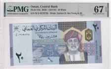 Oman, 20 Rials, 2020, UNC, p55a