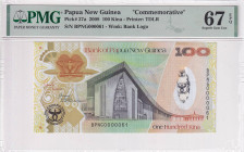 Papua New Guinea, 100 Kina, 2008, UNC, p37a