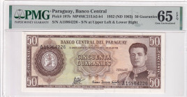 Paraguay, 50 Guaranies, 1963, UNC, p197b