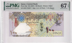 Qatar, 100 Riyals, 2007, UNC, p26a