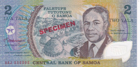 Samoa, 2 Tala, 1990, UNC, p31s, SPECIMEN
