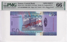 Samoa, 50 Tala, 2017, UNC, p41cs, SPECIMEN