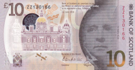 Scotland, 10 Pounds, 2016, UNC, p131a