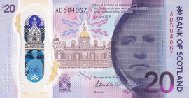 Scotland, 20 Pounds, 2019, UNC, p132