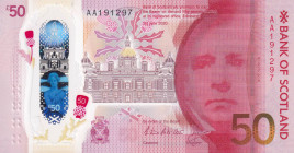 Scotland, 50 Pounds, 2020, UNC, p134a