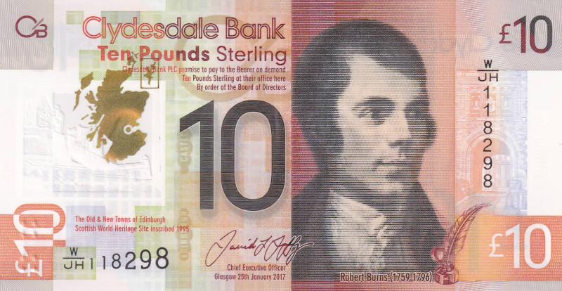 Scotland, 10 Pounds, 2017, UNC, p229q

Polymer

Estimate: USD 20-40