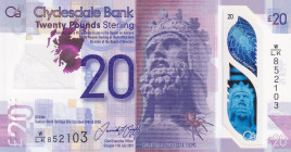 Scotland, 20 Pounds, 2019, UNC, p229Ra