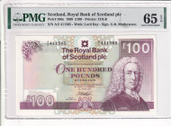 Scotland, 100 Pounds, 1999, UNC, p350c