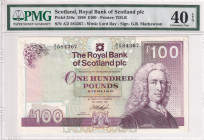 Scotland, 100 Pounds, 1999, XF, p350c