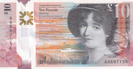 Scotland, 10 Pounds, 2016, UNC, p371a