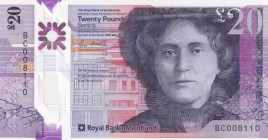 Scotland, 20 Pounds, 2019, UNC, p372