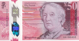 Scotland, 50 Pounds, 2020, UNC, p373