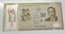 Singapore, 50 Dollars, 2015, UNC, p61a