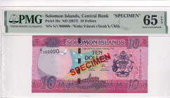 Solomon Islands, 10 Dollars, 2017, UNC, p33s, SPECIMEN