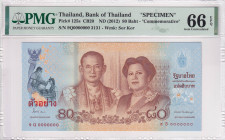 Thailand, 80 Baht, 2012, UNC, p125s, SPECIMEN