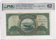 Türkiye, 1 Livre, 1927, UNC, p119a, 1. Emission