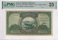 Türkiye, 1 Livre, 1927, VF, p119a, 1. Emission