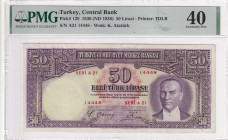 Türkiye, 50 Lira, 1938, XF, p129, 2.Emission