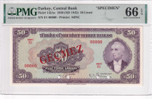 Türkiye, 50 Lira, 1942, UNC, p142As, 3.Emission