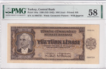 Türkiye, 100 Lira, 1942, AUNC, p144a, 3.Emission