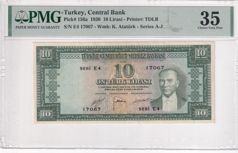 Türkiye, 10 Lira, 1952, VF, p156a, 5.Emission

PMG 35

Estimate: USD 75-150