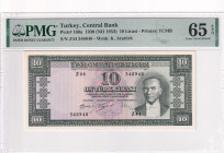 Türkiye, 10 Lira, 1961, UNC, p160a, 5.Emission