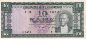 Türkiye, 10 Lira, 1963, AUNC, p161, 5.Emission