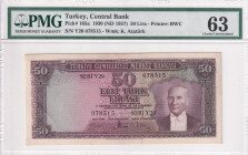 Türkiye, 50 Lira, 1957, UNC, p165, 5.Emission
