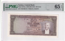 Türkiye, 50 Lira, 1971, UNC, p187Aa, 5.Emission