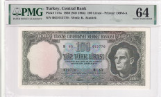 Türkiye, 100 Lira, 1964, UNC, p177, 5.Emission