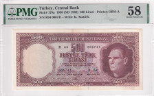Türkiye, 500 Lira, 1962, AUNC, p178a, 5.Emission