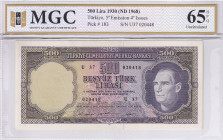 Türkiye, 500 Lira, 1968, UNC, p183, 5.Emission