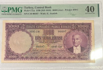 Türkiye, 1.000 Lira, 1953, XF, p172, 5.Emission