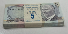 Türkiye, 5 Lira, 1976, UNC, p185, 6.Emission