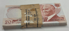 Türkiye, 20 Lira, 1983, UNC, p187b, 6.Emission