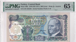 Türkiye, 500 Lira, 1974, UNC, p190c, 6.Emission
