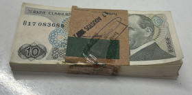 Türkiye, 10 Lira, 1979, UNC, p192, 7.Emission