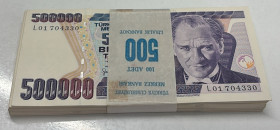 Türkiye, 500.000 Lira, 1997, UNC, p212, 7.Emission