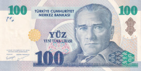 Türkiye, 1-5-10-20-50-100 New Lira, 2005, UNC, p221, 8. Emisyon