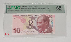 Türkiye, 10 Lira, 2009, UNC, p223e, 9.Emission