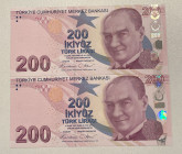 Türkiye, 200 Lira, 2024, UNC, p227g, 9.Emission