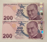 Türkiye, 200 Lira, 2025, UNC, p227ı, 9.Emission