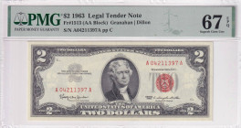 United States of America, 2 Dollars, 1963, UNC, p382a